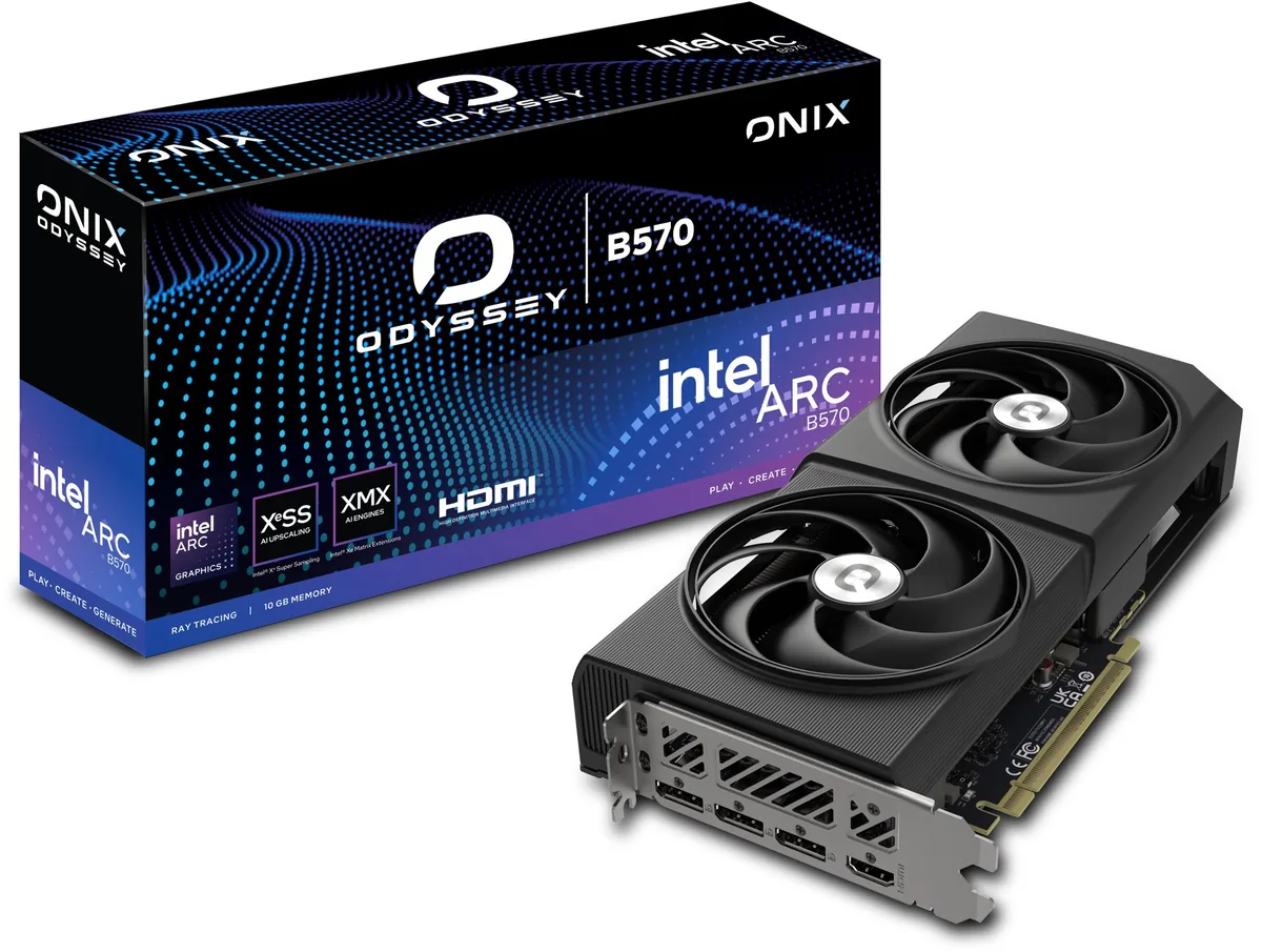 ONIX ODYSSEY Intel Arc B570 10GB GDDR6
