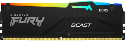Kingston FURY Beast RGB 16GB DDR5 6800MT/s CL34 EXPO ECC DIMM