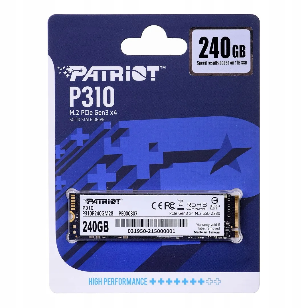 Patriot Viper P310 240GB M.2 PCI-Ex4 NVMe