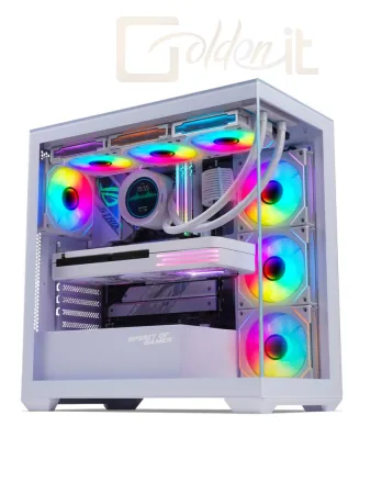 Spirit Of Gamer Spark RGB Tempered Glass Arctic