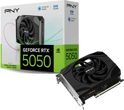 PNY GeForce RTX™ 5050 Single Fan Graphics Card