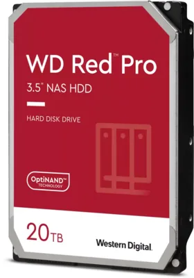 WD Red Pro NAS Hard Drive - 20TB