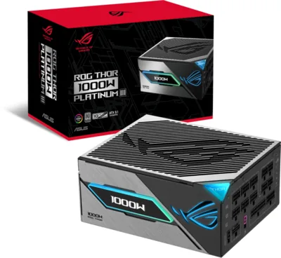 ASUS ROG -THOR-1000P3-GAMING 1000 W 20+4 pin ATX ATX Black