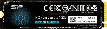 Silicon Power 128GB M.2 2280 NVMe P34A60