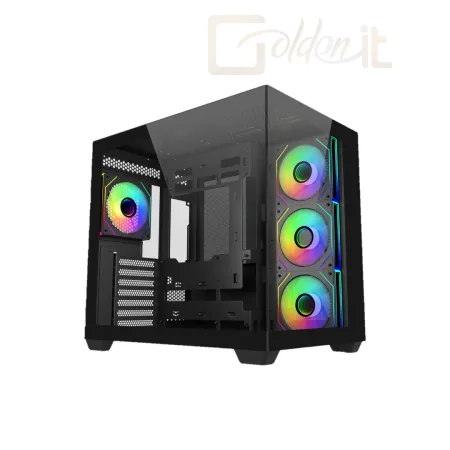 Cooler Master Elite 681 Tempered Glass Black