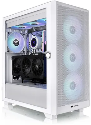 Thermaltake S250 TG ARGB Snow Mid Tower Chassis