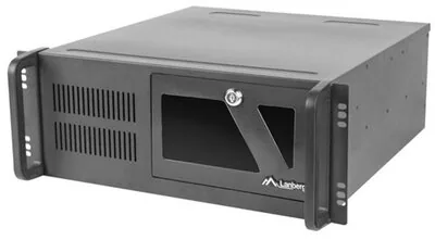 Lanberg SC01-4504-10B 19" 4U SZÉL:430 MÉLY:450mm MAG:177 táp nélküli rack szerver ház