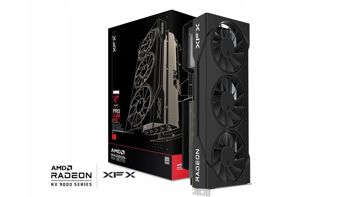 XFX Swift AMD Radeon RX 9070GRE 12GB Triple Fan Gaming Edition