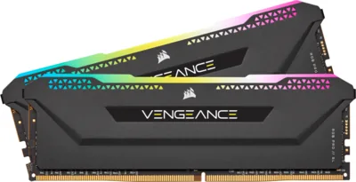 Corsair VENGEANCE RGB PRO SL 32GB (2x16GB) DDR4 DRAM 3200MHz C16 Memory Kit – Black