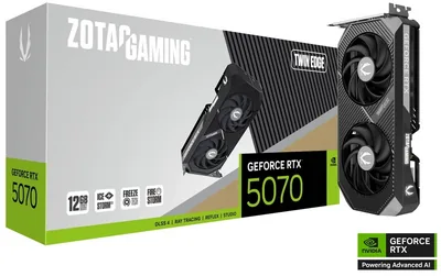 ZOTAC GAMING GeForce RTX 5070 Twin Edge 12GB GDDR7