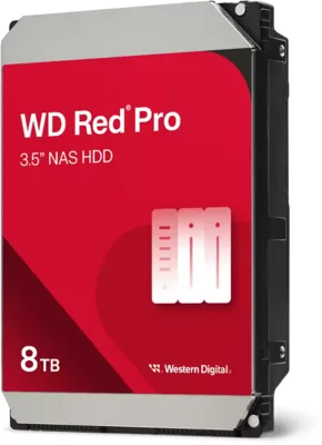 WD Red Pro NAS Hard Drive - 8TB