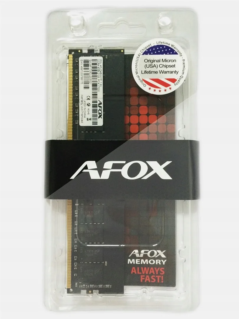 AFOX (Single Pack) 8GB DDR4 2133MHz CL15 UDIMM