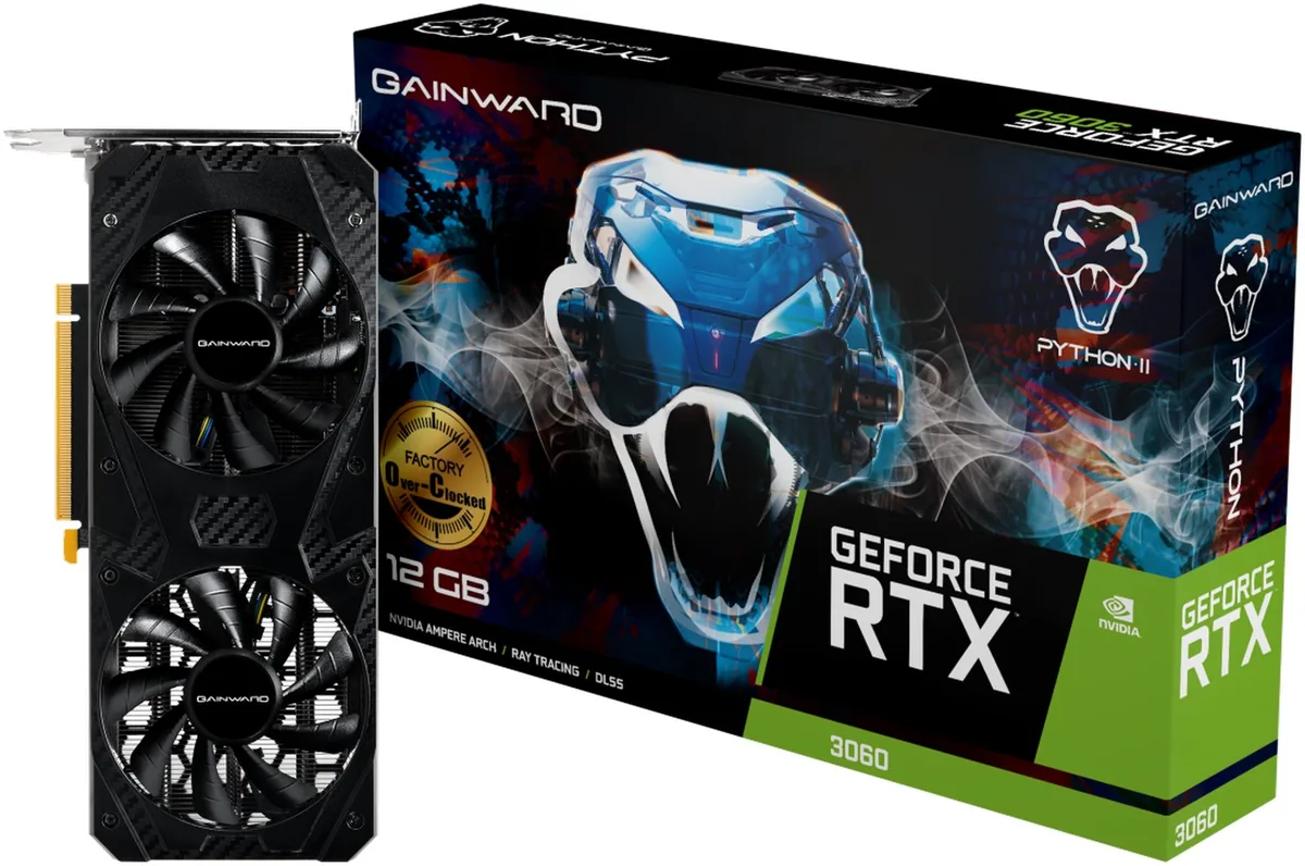 Gainward GeForce RTX™ 3060 12GB Python II OC