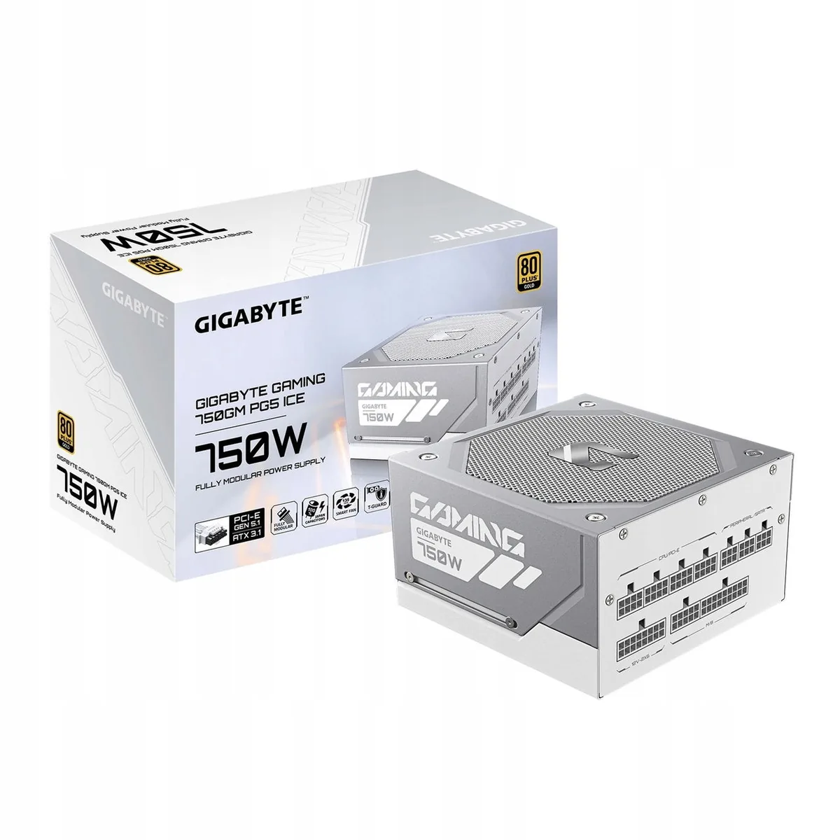 Gigabyte GAMING 750GM PG5 ICE 750W 80+ Gold White