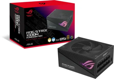 ASUS ROG Strix 1000W Gold Aura Edition 20+4 pin ATX ATX Black