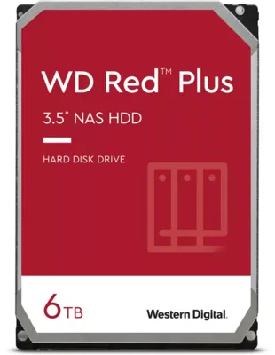 WD Red Plus Internal NAS HDD 3.5" - 6TB