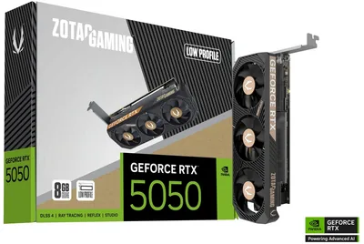 ZOTAC GAMING GeForce RTX 5050 Low Profile 8GB GDDR6