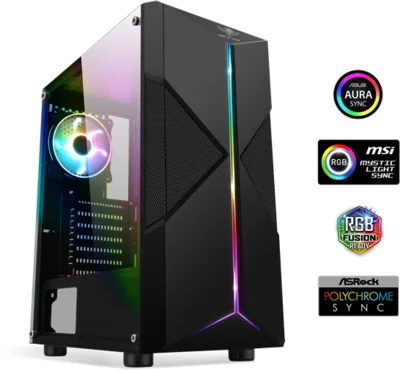 Spirit of Gamer - CLONE 3 RGB számítógépház - 8001RA