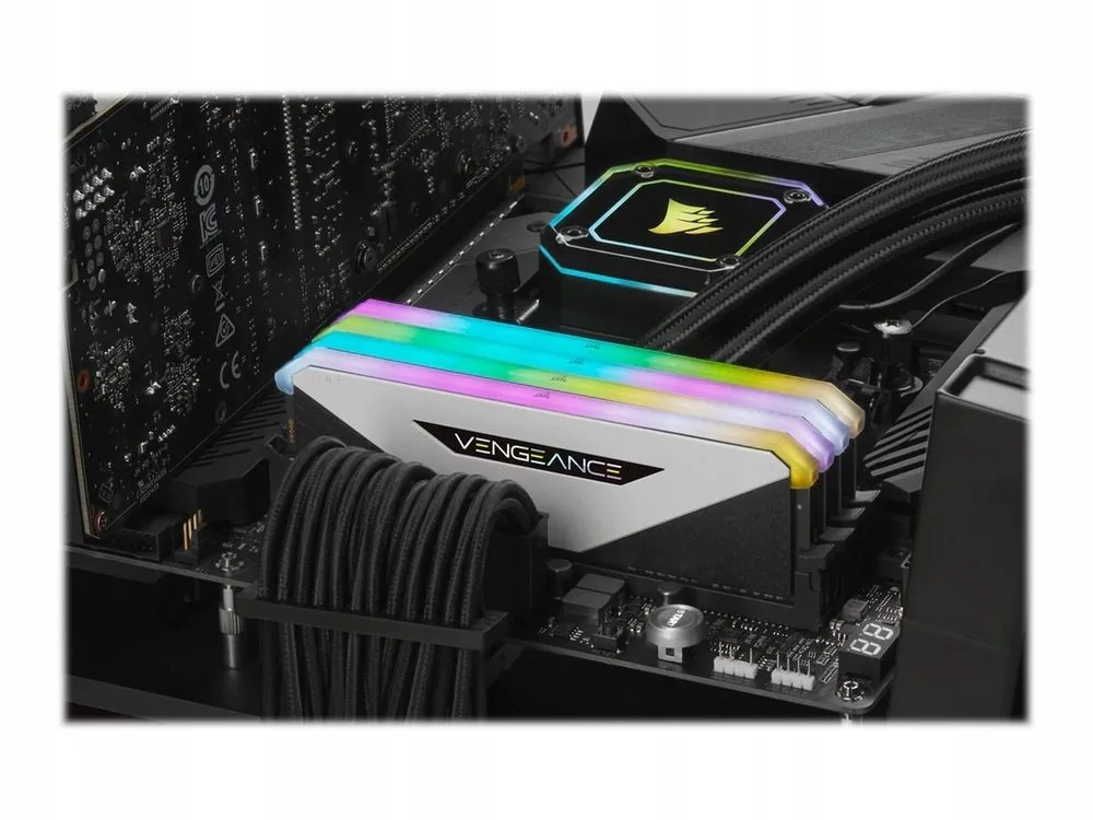Corsair VENGEANCE RGB RT 16GB (2×8GB) DDR4 3200MHz CL16 White