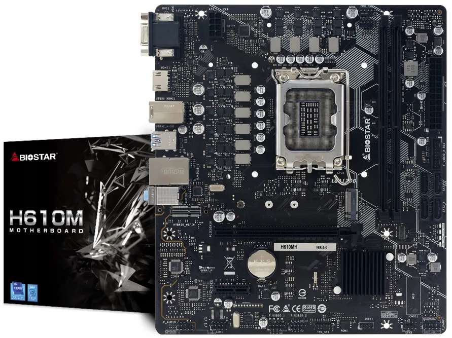 Biostar H610 DDR4 M.2 PCIe 4.0