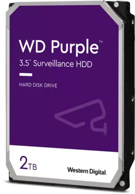 WD Purple Surveillance Hard Drive - 2 TB
