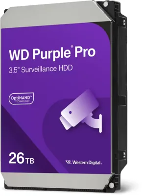 WD Purple Pro Smart Video Hard Drive - 26TB