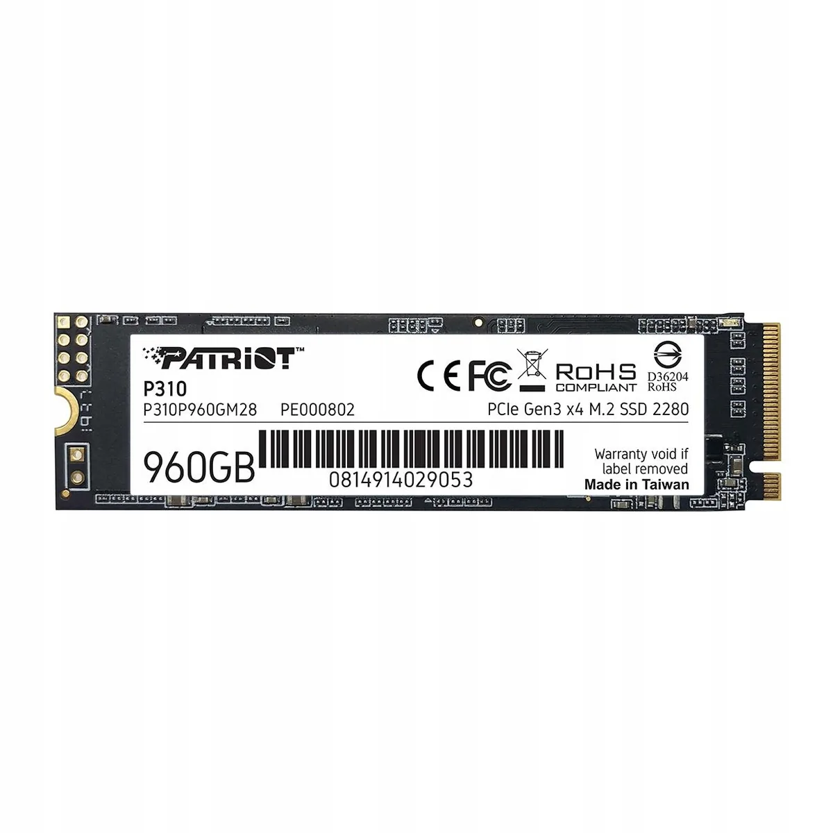 Patriot P310 960GB M.2 PCIe