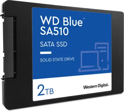 WD Blue SA510 SATA SSD 2.5”/7mm Cased