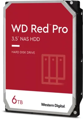 WD Red Pro NAS Hard Drive - 6TB
