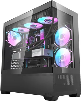 darkFlash - DS900 AIR fekete számítógépház (DS900 AIR BLACK)