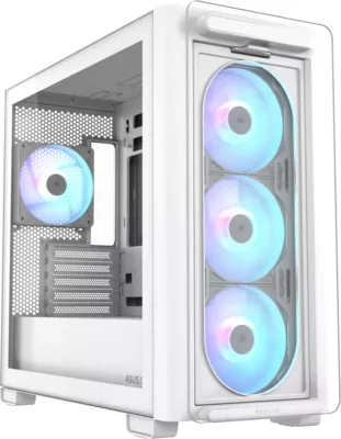 ASUS A23 PLUS TG ARGB WHITE Micro Tower