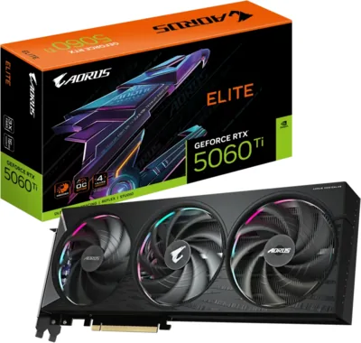 GIGABYTE AORUS GeForce RTX 5060 Ti ELITE 16G