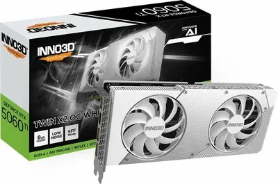 INNO3D GeForce RTX™ 5060 Ti 8GB TWIN X2 OC WHITE