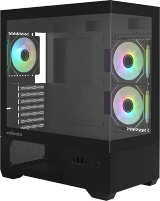 Zalman - CHRONIX V2 BLACK számítógépház - Fekete