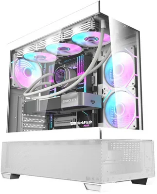 darkFlash - DS900 AIR fehér számítógépház (DS900 AIR WHITE)
