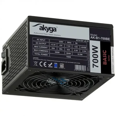 Akyga ATX AK-B1-700 700W BLACK EDITION