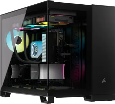 Corsair iCUE LINK 2500X RGB Micro ATX Dual Chamber - Black