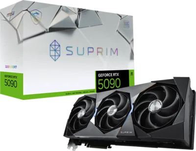 MSI SUPRIM GEFORCE RTX 5090 32GB SOC graphics card