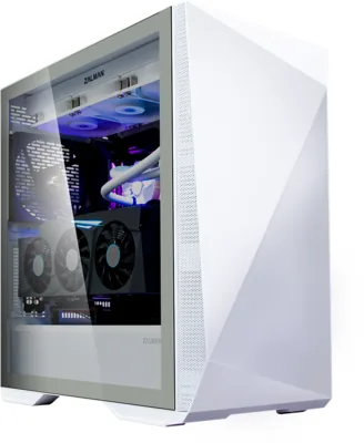 Zalman Z9 Iceberg ATX Mid Tower PC Case, White fan Midi Tower