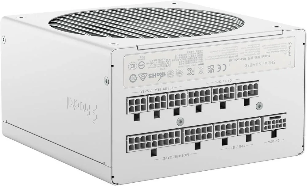 Fractal Design Fractal Ion 3 1000W 80+ Gold ATX 3.1 White