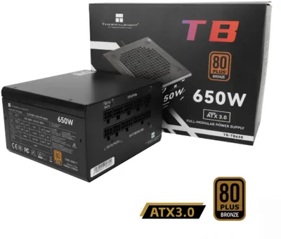 Thermalright - ATX desktop tápegység 650W 80+ Bronze BOX - TR-TB650