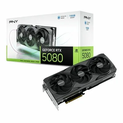 PNY GeForce RTX™ 5080 Triple Fan GPU