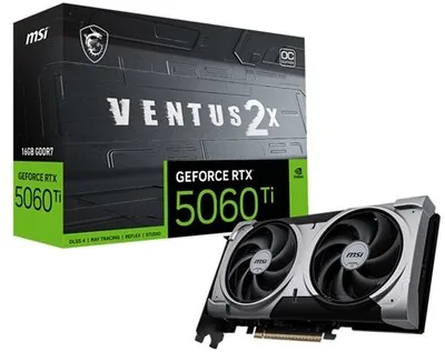 MSI VENTUS GeForce RTX 5060 TI 16G 2X OC PLUS