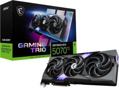MSI GAMING GeForce RTX 5070 Ti 16G TRIO OC