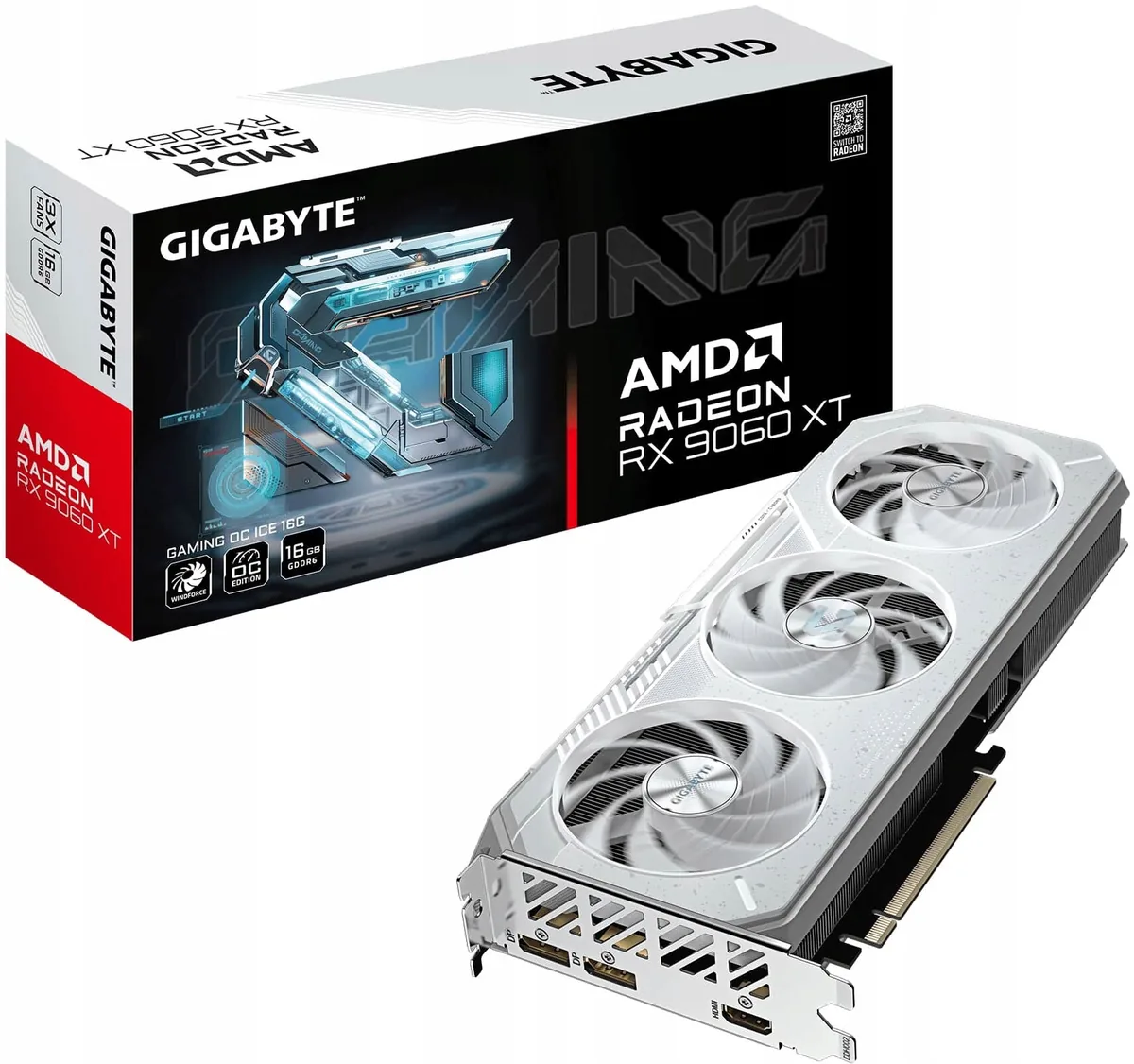 GIGABYTE GAMING Radeon RX 9060 XT OC ICE 16G