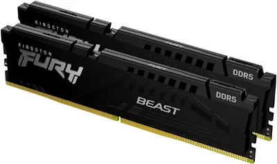 Kingston FURY Beast 16GB 6000MT/s DDR5 CL36 DIMM (Kit of 2) Black EXPO