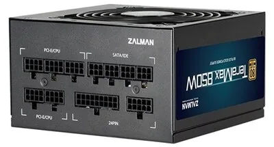 Zalman ZM850-TMX TerraMax 80 PLUS GOLD PSU 850W/Full-modular 99.9% Active PFC/Single Black