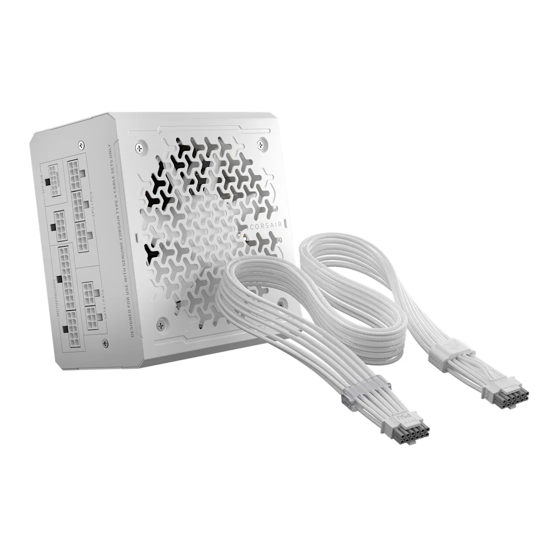 Corsair RM1000e Low-Noise with ThermalProtect 12V-2x6 Cable 1000W ATX 3.1 White