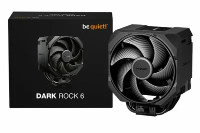 be quiet! Dark Rock 6 Chipset Air cooler 13.5 cm Black 1 pc(s)