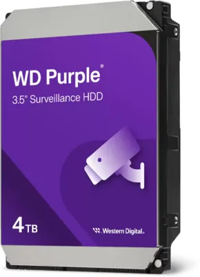 WD Purple Surveillance Hard Drive - 4TB